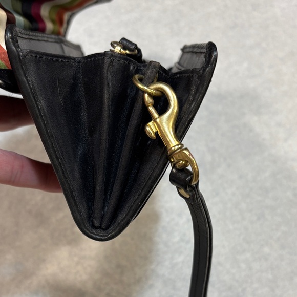 Coach 65th Anniversary Vintage Black Leather Wallet with Gold Turnlock Hardware - Picture 10 of 10